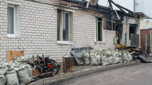 Professional Soot Cleanup technician working in Chantilly, VA
